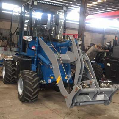 Quick hitch device for ZL12F wheel loader