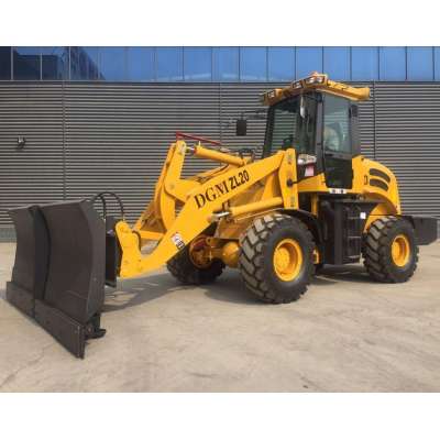 Best V snow blade wheel loader